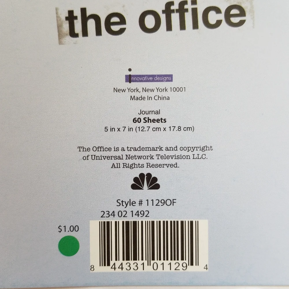 The Office Mini Notepad Legal Pad Magnetic Notepad Set NBC Universal Funny